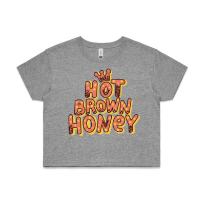 HOT BROWN HONEY Fan Tee crop Thumbnail